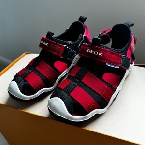GEOX water sandals red